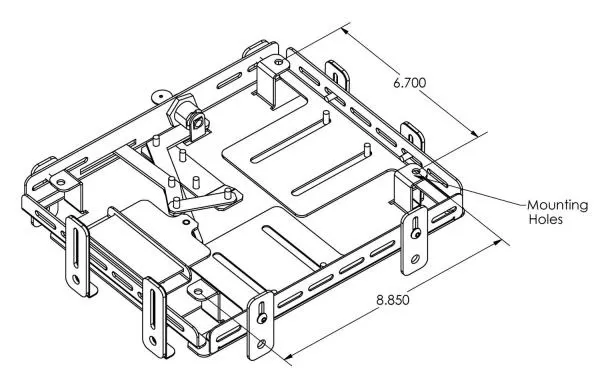Locking Laptop Tray - D and R Electronics