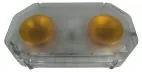 Dual Clear Beacons - 18 Flash Patterns - D and R Electronics