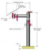 Compact & Adjustable Laptop Mount - D and R Electronics